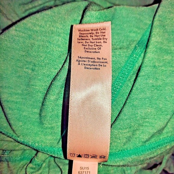 Lucy Womens Top Hoodie Green Size Medium Sleeveless Athletic Drawstring … - Picture 7 of 7